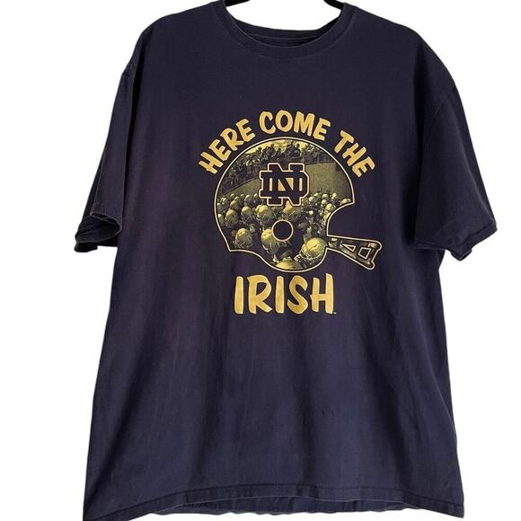 Notre Dame Fighting Irish Colosseum Athletics Quarter Zip Long Sleeve Shirt XL - Picture 4 of 7